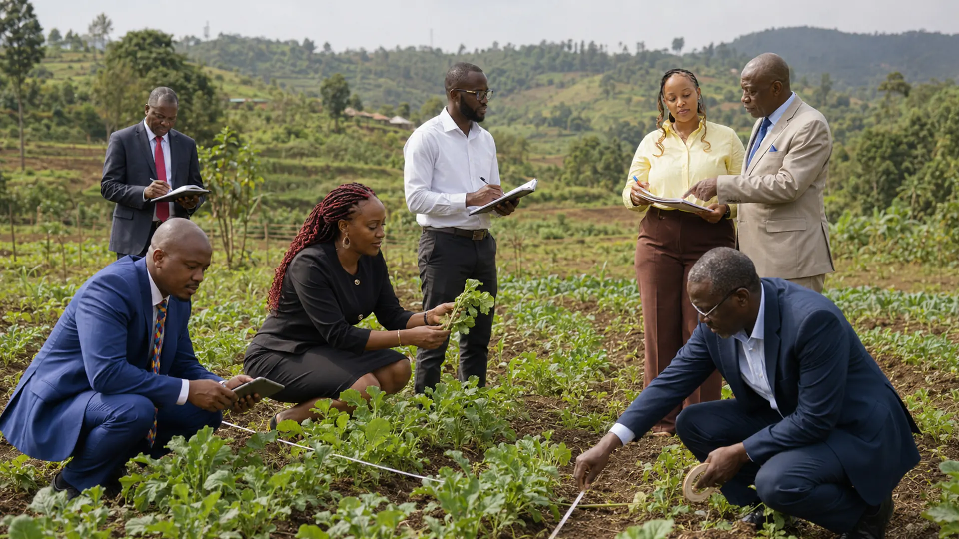 IGREC · International Growth Research & Evaluation Center in Uganda: team reviewing research and evaluation findings